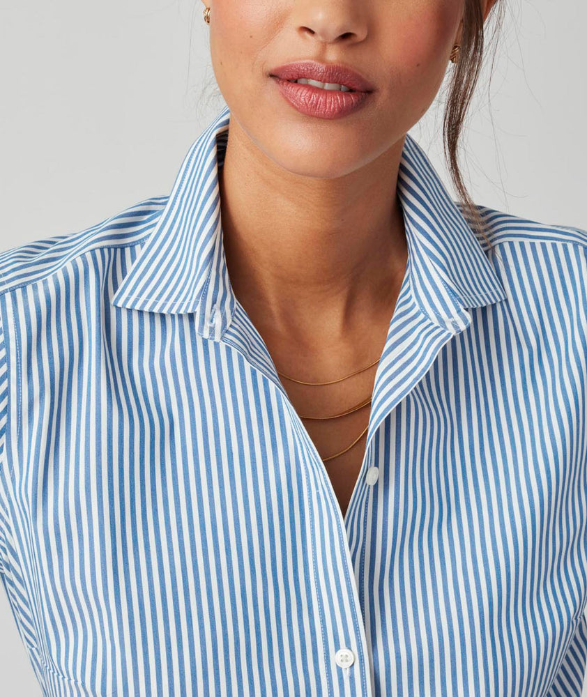 Wrinkle-Free Stretch Cotton Bella Shirt