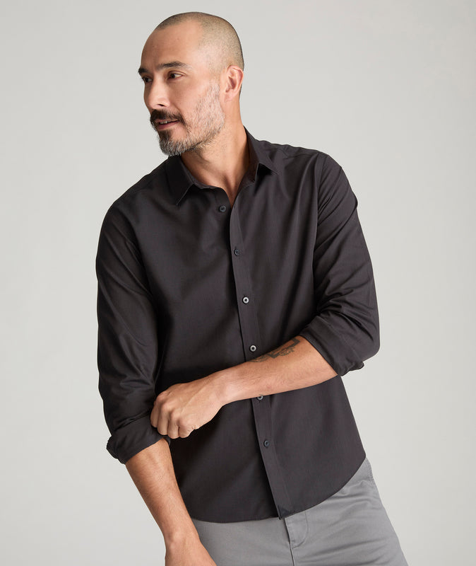 Wrinkle-Free Black Stone Shirt Black UNTUCKit