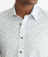 Cotton Stretch Short-Sleeve Dot Shirt 4