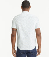 Cotton Stretch Short-Sleeve Dot Shirt 4