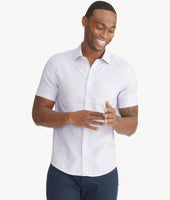 Wrinkle-Resistant Linen Short-Sleeve Cameron Shirt 3