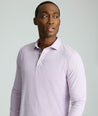 Wrinkle-Free Long-Sleeve Polo