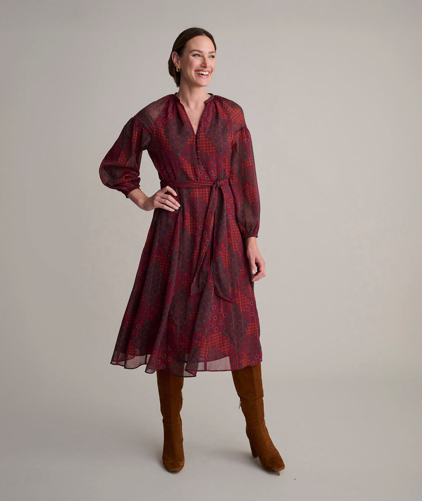 red georgette dress for women Theresa Red Georgette Dress Seoraa