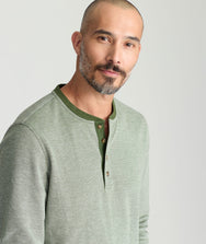 Cotton Pique Henley - FINAL SALE
