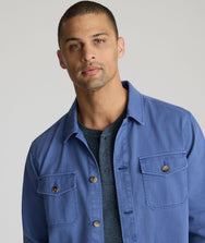 Herringbone Overshirt Zoom