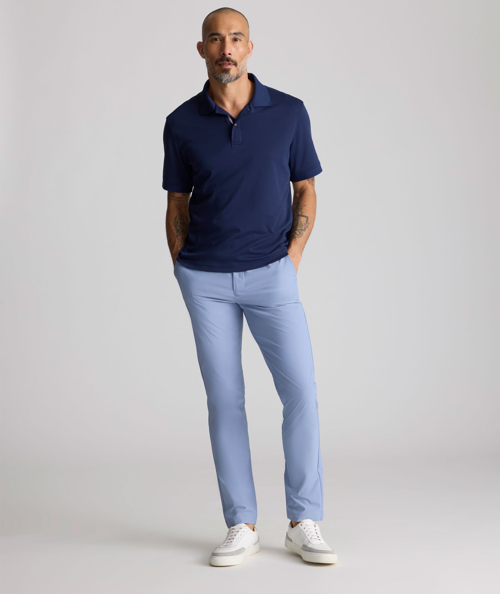 Traveler Tech Pants Light Blue | UNTUCKit