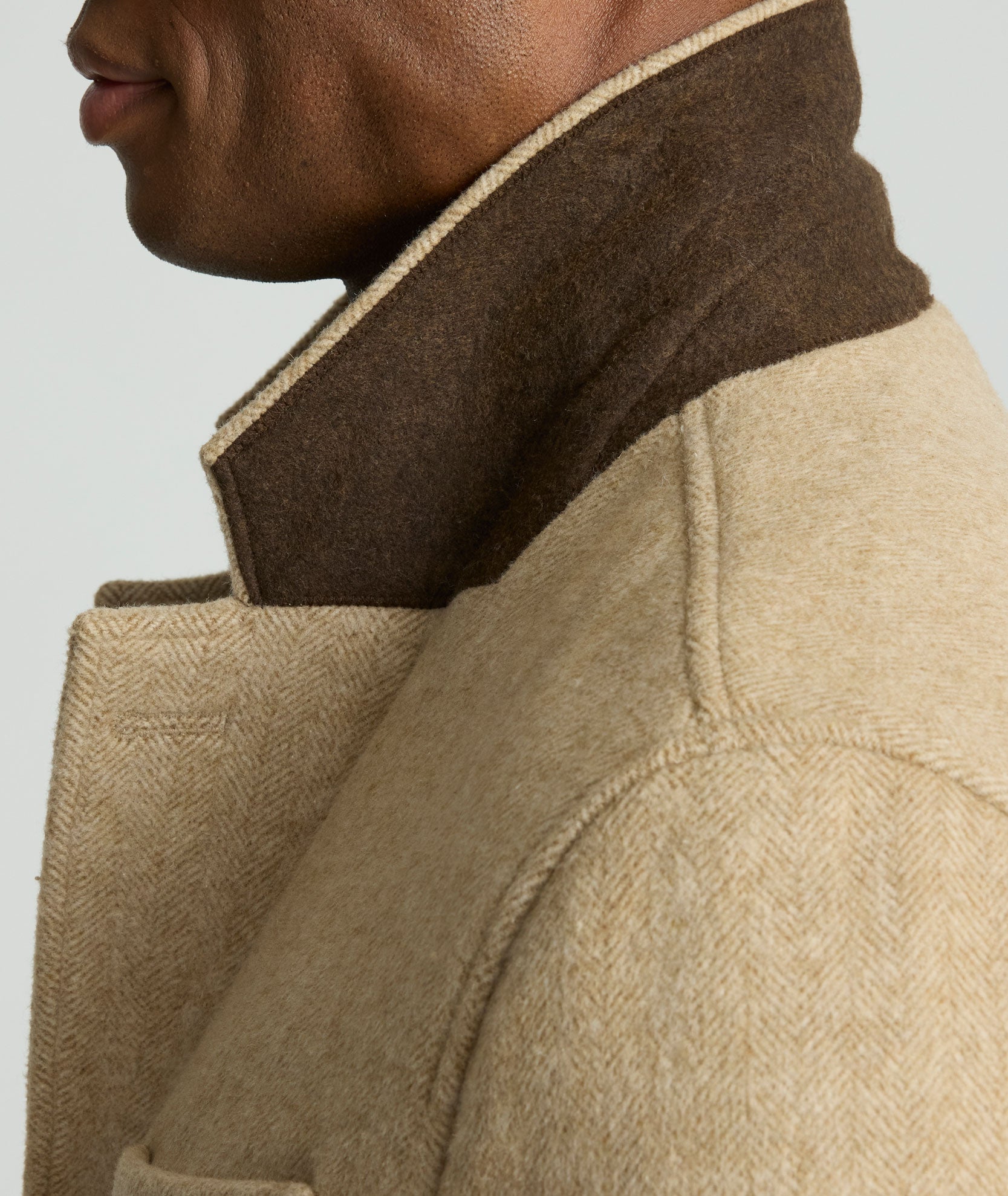 Wool Topcoat Tan | UNTUCKit