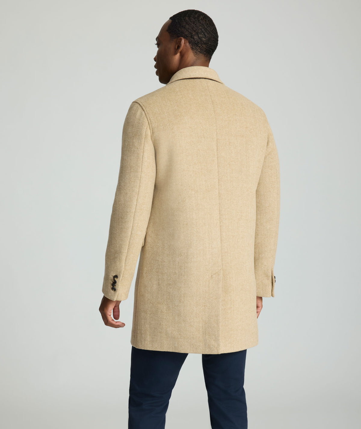 Wool Topcoat Tan | UNTUCKit