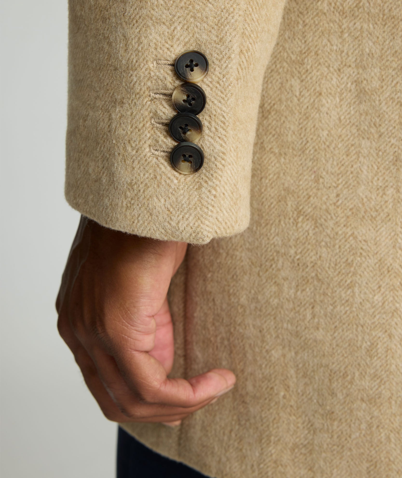 Wool Topcoat Tan | UNTUCKit