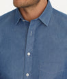 Wrinkle-Free Denim Cinzano Shirt