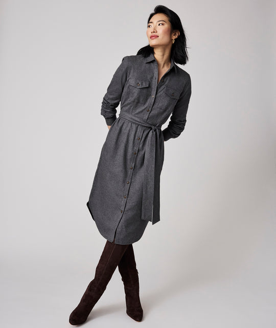 Cotton Midi Colby Shirt Dress