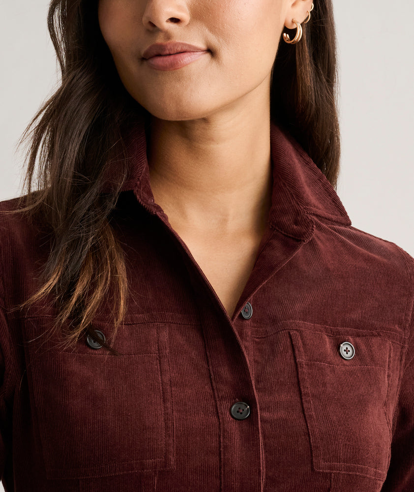 Corduroy Cora Shirt Dress