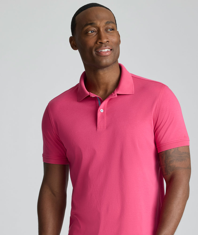 Wrinkle-Free Damaschino Polo