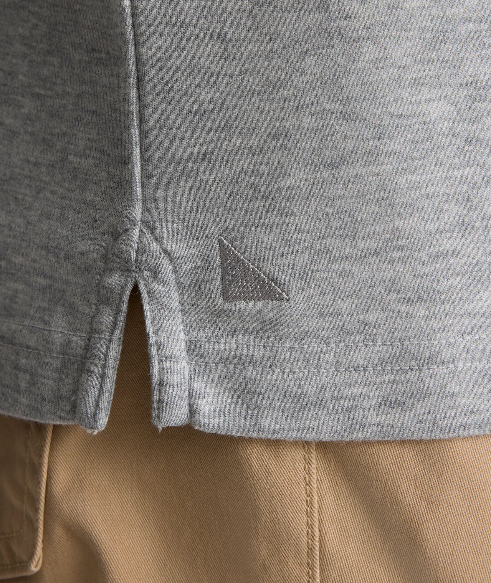 Wrinkle-Free Damaschino Polo Heathered Gray | UNTUCKit
