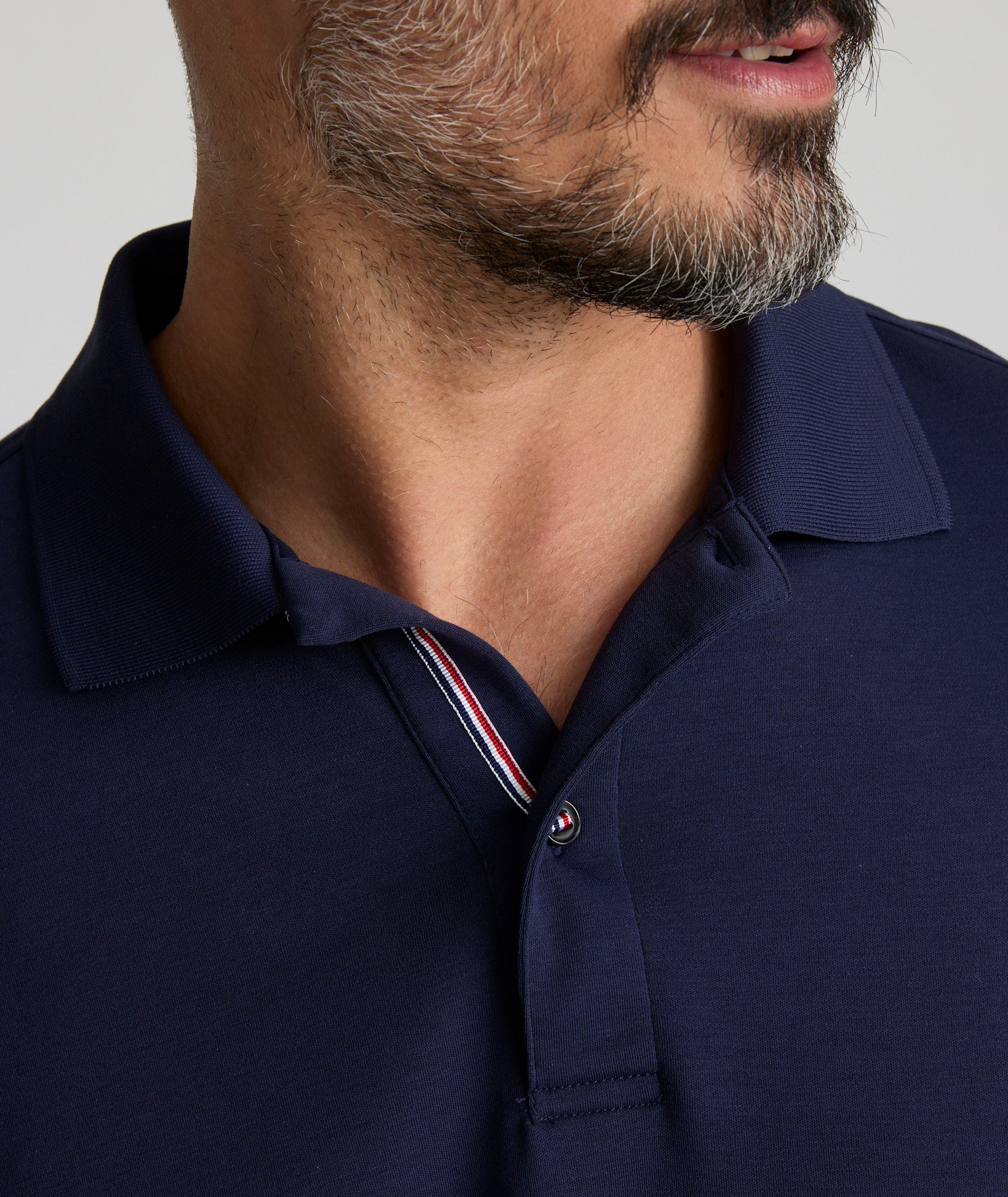 Wrinkle-Free Damaschino Polo Navy | UNTUCKit