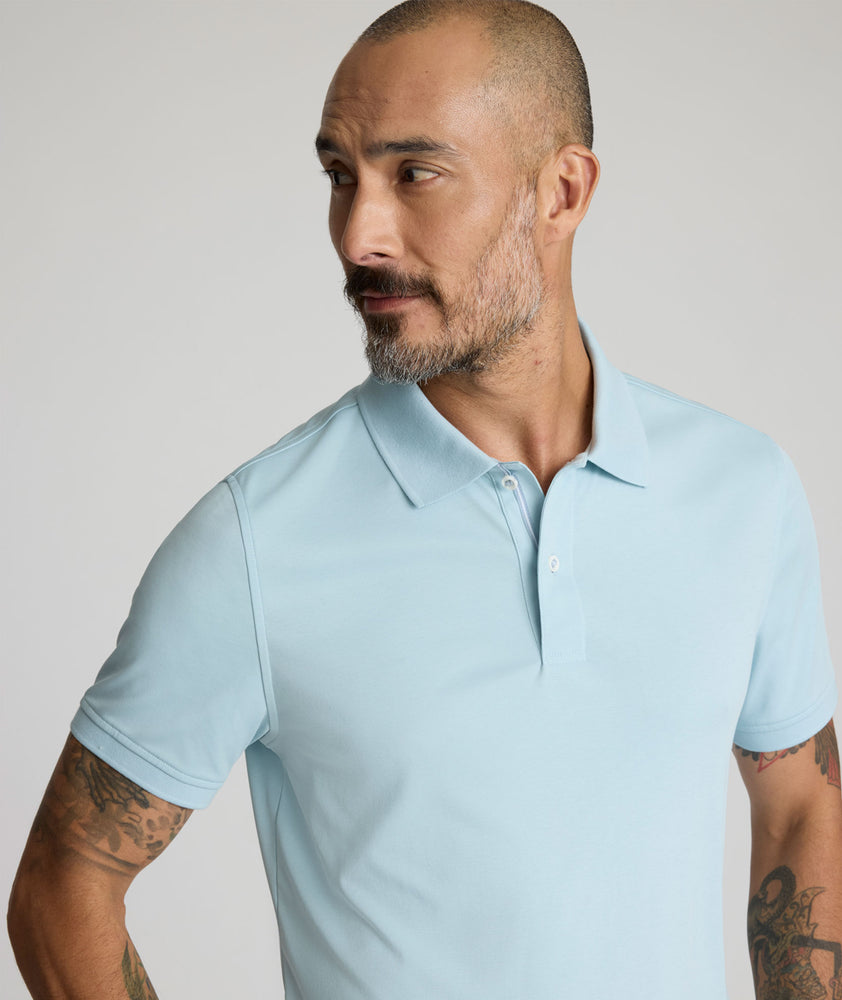 Wrinkle-Free Damaschino Polo