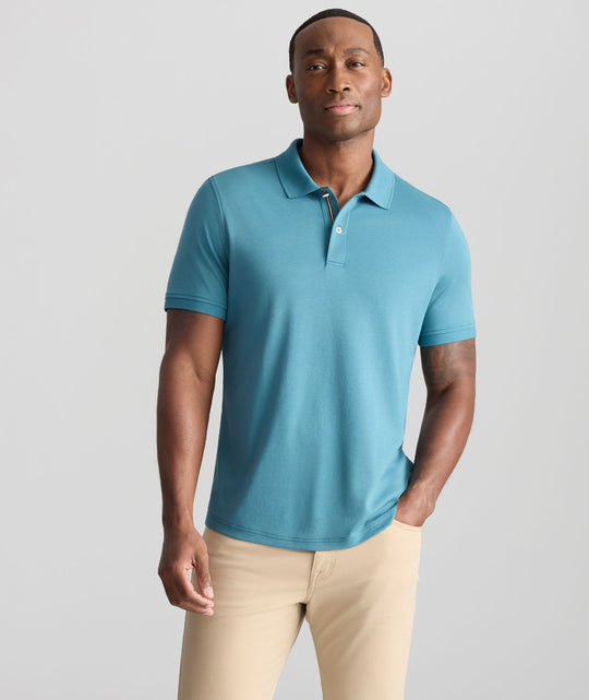 Wrinkle-Free Damaschino Polo