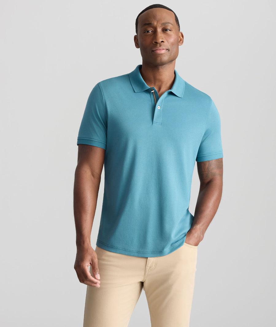 Wrinkle-Free Damaschino Polo