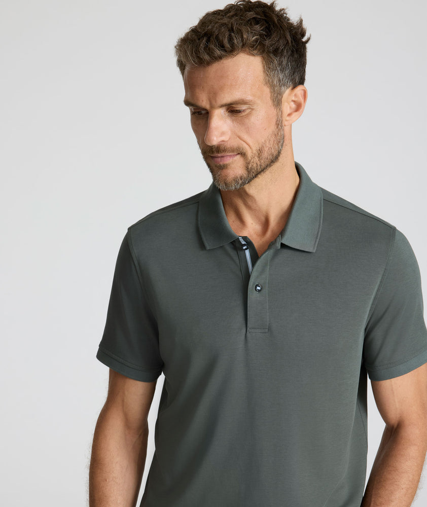 Wrinkle-Free Damaschino Polo