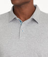 Wrinkle-Free Long-Sleeve Damaschino Polo