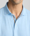 Wrinkle-Free Damaschino Long-Sleeve Polo