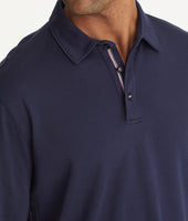 Wrinkle-Free Damaschino Long-Sleeve Polo 4