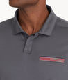 Wrinkle-Free Long-Sleeve Damaschino Polo