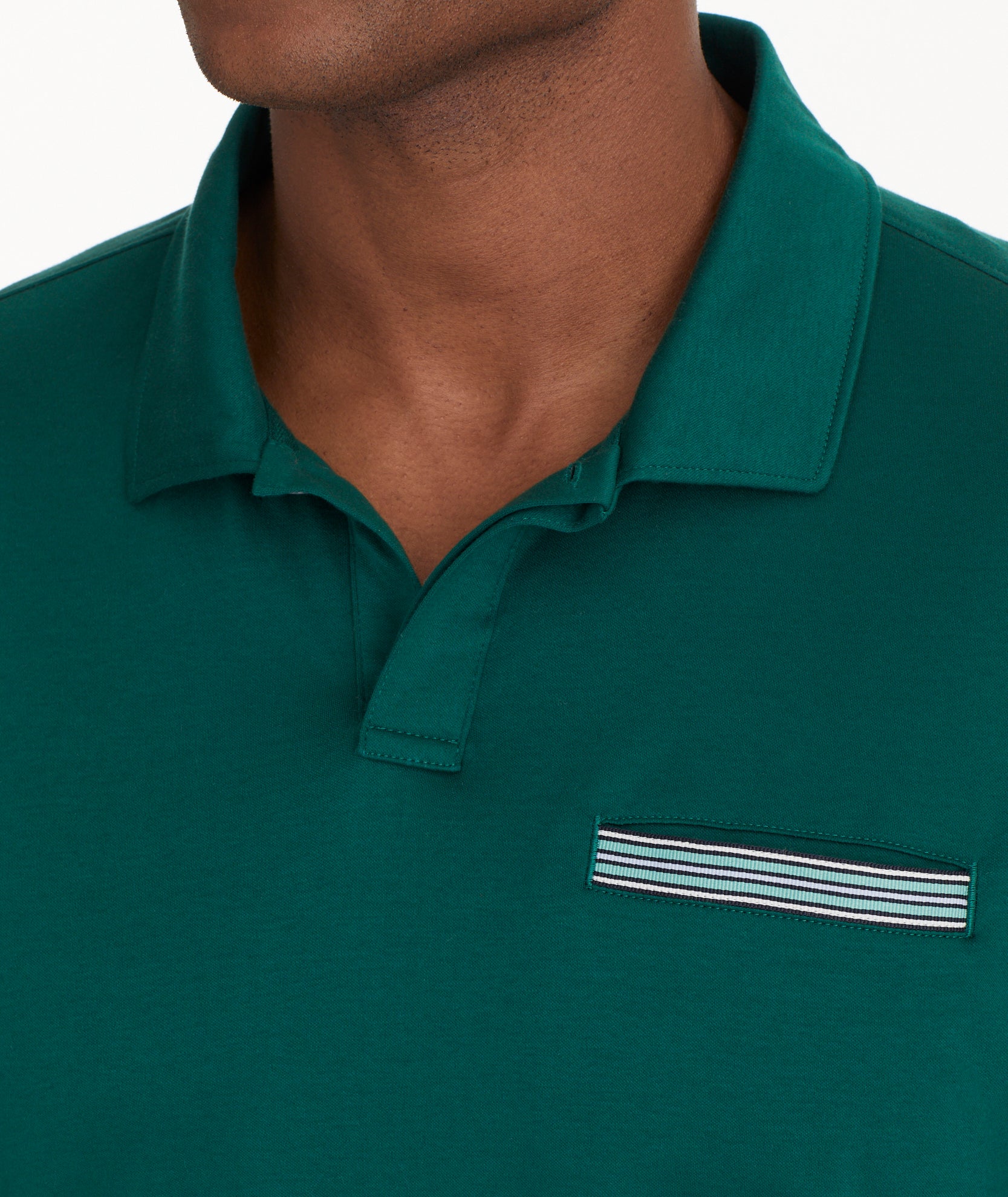 【未使用✨】TFW49 COLLAR LESS LS POLO 長袖 カーキ TFW49 COLLAR LESS LS POLO 長袖 カーキ 【TFW49 】COLLAR LESS LS POLO