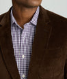 Model is wearing UNTUCKit Corduroy Danton Sport Coat.