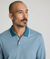 Tipped Performance Long-Sleeve Polo