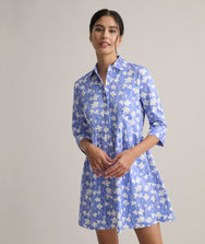 Stretch Cotton Demi Shirt Dress