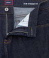 Model is wearing UNTUCKit Dark Wash Denim. 