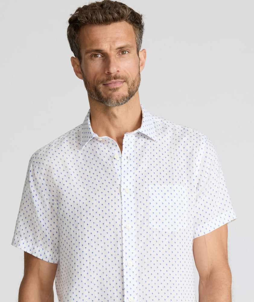 Linen Short-Sleeve Dixon Shirt