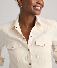 Denim Ecru Dolly Shirt Zoom