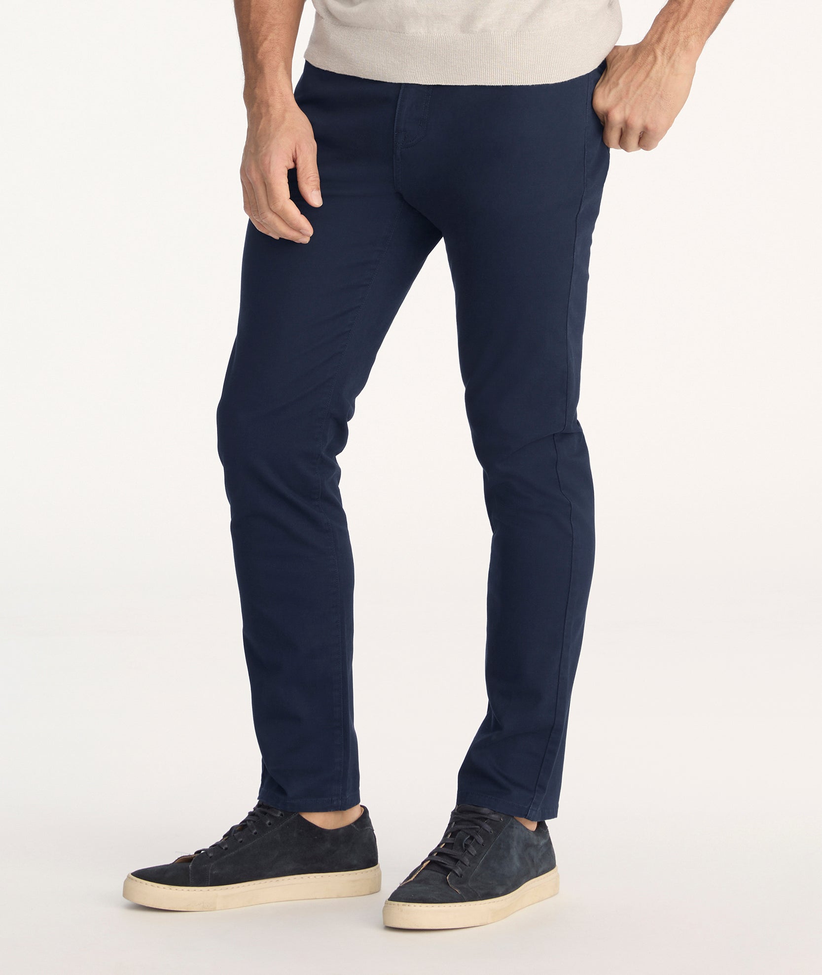 5-Pocket Chino Pants Navy | UNTUCKit