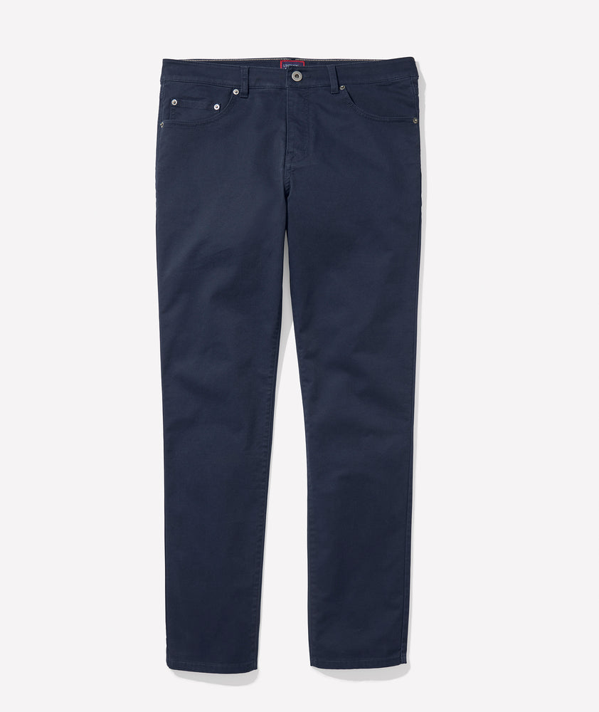 5-Pocket Chino Pants Navy | UNTUCKit image.