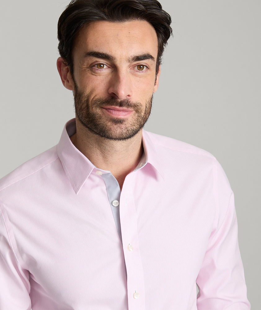 pink dress shirt Athletic Fit in L The Leeward is a lightweight Mens Dress Shirt Pink Regular
