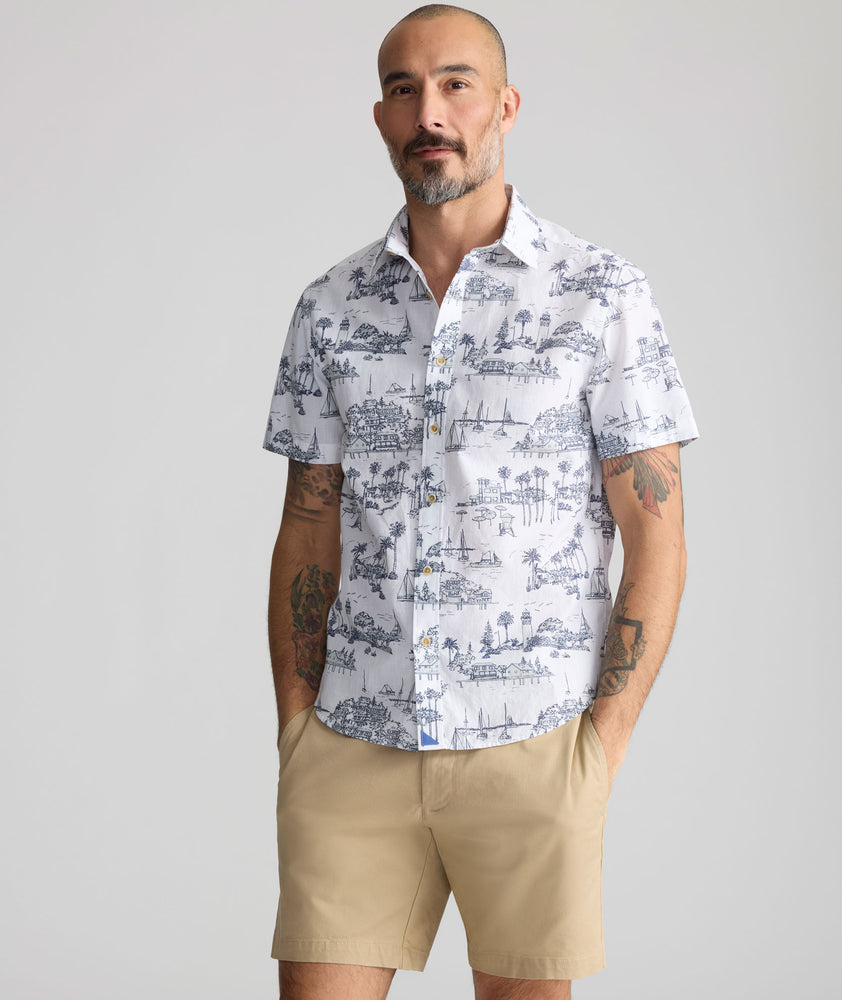 UNTUCKit | Vintage Wash Short-Sleeve Dunaway Shirt