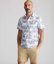 Vintage Wash Short-Sleeve Dunaway Shirt