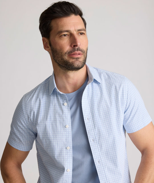fair trade mens dress shirts Organic Cotton Palm Tree Print Men's Shirt - Fair Trade Fashion