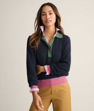Cotton-Cashmere Edyta Sweater Polo