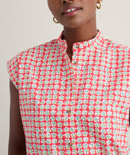 Cotton Poplin Drawstring Elsa Shirt Zoom