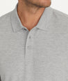 Textured Long-Sleeve No Sweat Polo