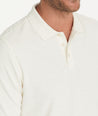 Textured Long-Sleeve No Sweat Polo
