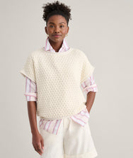 Cotton Cap Sleeve Emily Sweater