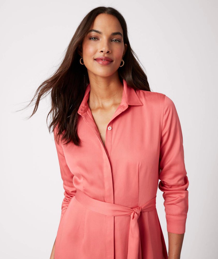 TENCEL Lyocell™ Belted Felicity Shirtdress - FINAL SALE