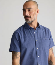 Performance Seersucker Short-Sleeve Shirt Zoom