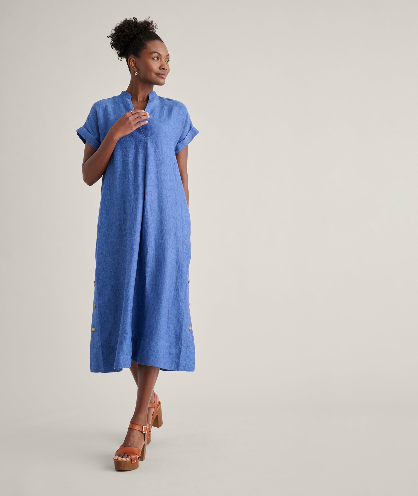 UNTUCKit | Linen Francesca Dress