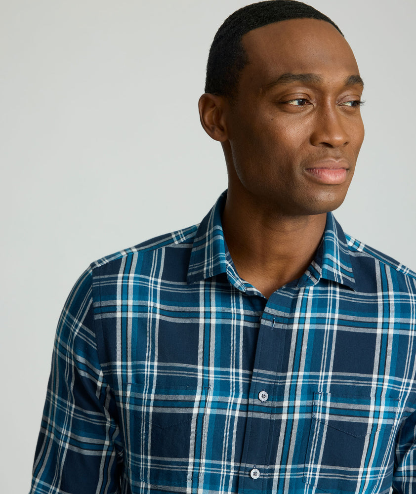 Organic Cotton Plaid Flannel Shirt