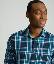Organic Cotton Plaid Flannel Shirt Zoom